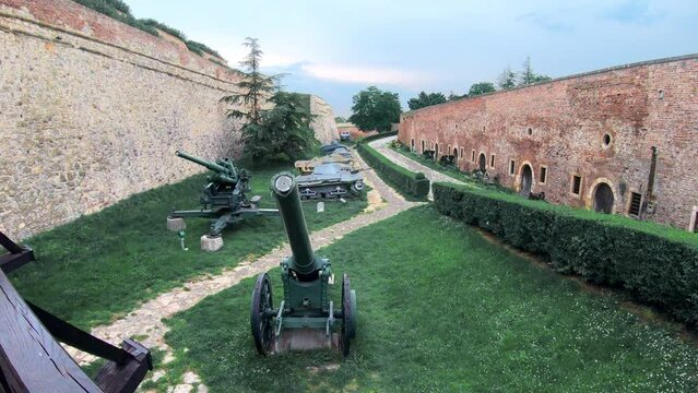 Exibition Of Old Weapons at Kalemegdan. Belgrade. Serbia