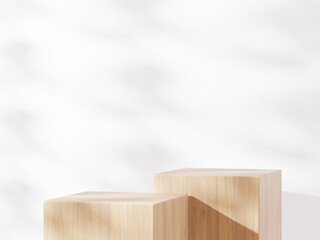 wooden podium,Cosmetic background and for product presentation for fashion magazine,luxury beauty, organic, health, cosmetic