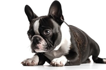 french bulldog isolated on white