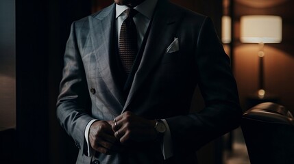 Fototapeta premium man in tuxedo