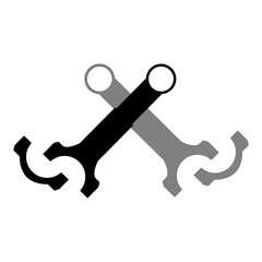 connecting rod icon design template vector