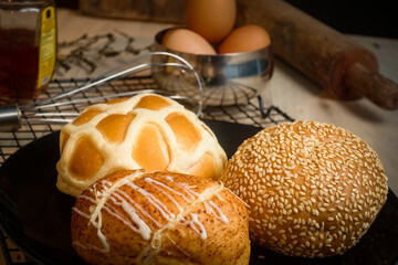 bread and eggs