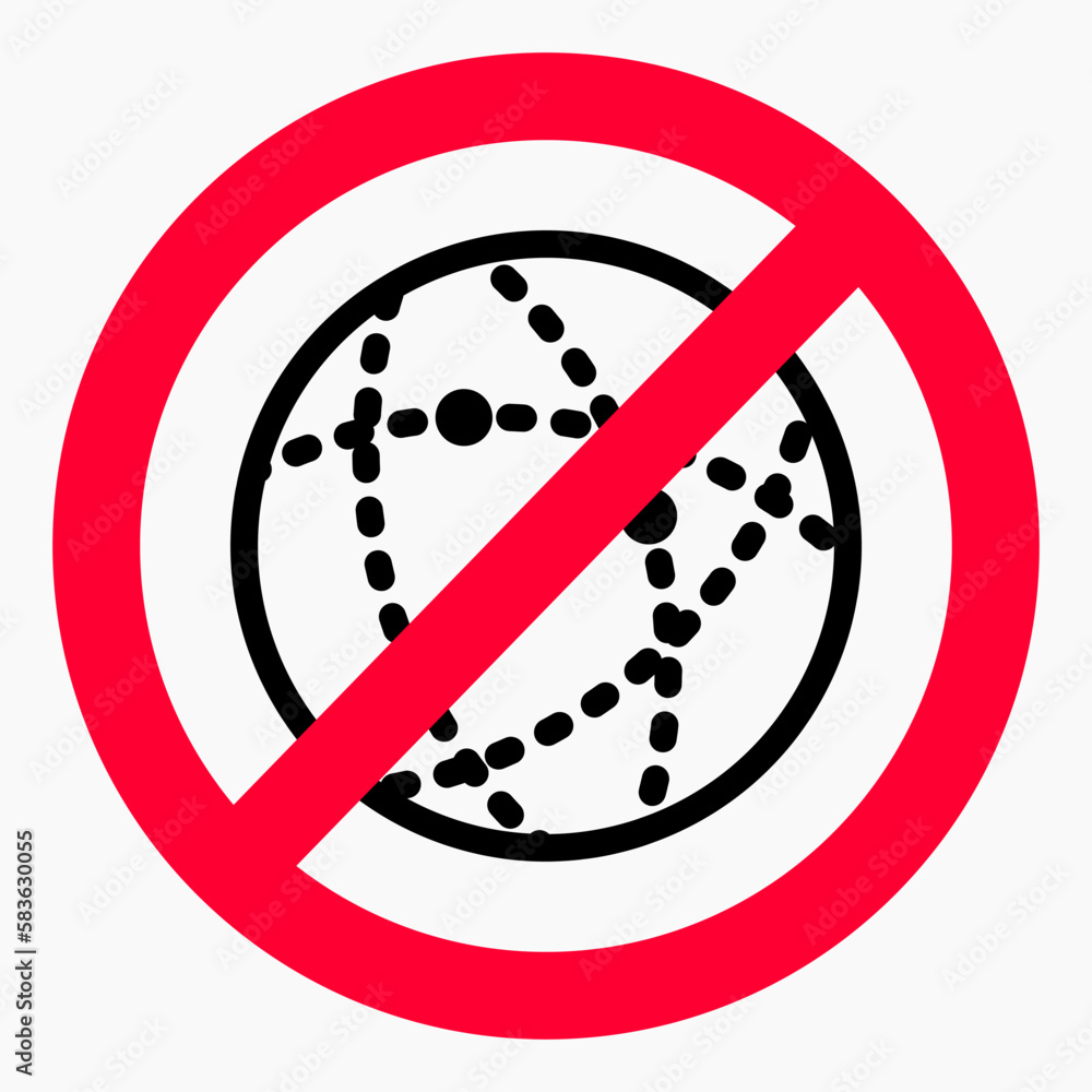 Poster no internet icon. search is disabled. no connection. social media ban. there are no social networks.