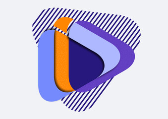 Geometric shapes and lines. Modern design, creative concept, modern diagonal abstract background. Vector