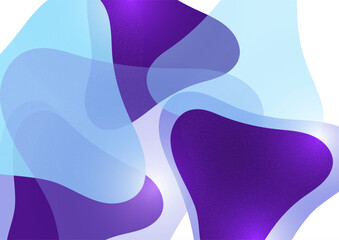Abstract background from rounded triangles overlapping each other. Geometric trendy template. Vector illustration for wallpaper, banner, background, postcard, book illustration