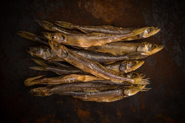 Salty dry river fish