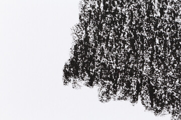 Black color crayon hand drawing texture