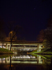 Hansebrücke bei Nacht