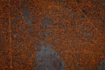 old rusty metal plate texture