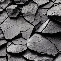 Basalt Dark Rock Overlay Texture