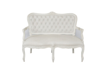 antique armchair isolated