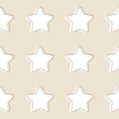 pastel stars pattern vector
