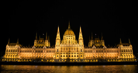 Fototapeta na wymiar Hungarian parliament building