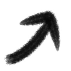 hand drawn arrow element design 