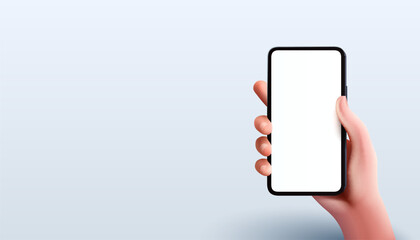 Smart phone using, hand hold gadget electronic. Vector