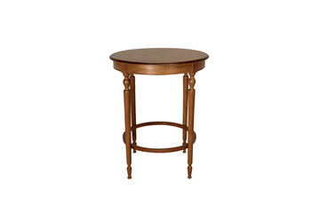 wood chair isolated on white