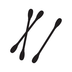 Cotton swabs icon.