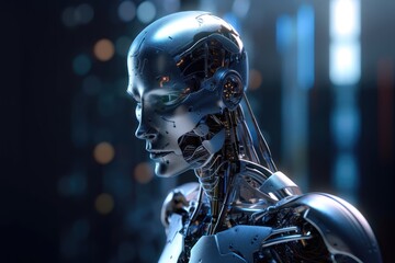 Artificial intelligence concept. AI generated