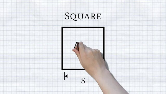Square Figure Handwriter Notebook Version