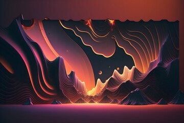 Abstract Fire Background