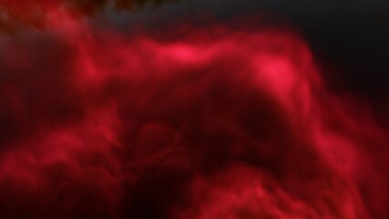 red-violet nebula in outer space, horsehead nebula, unusual colorful nebula in a distant galaxy, red nebula 3d render
