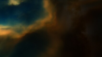 red-violet nebula in outer space, horsehead nebula, unusual colorful nebula in a distant galaxy, red nebula 3d render
