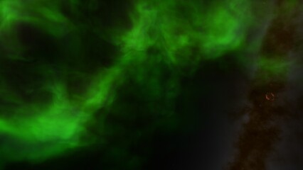 bright nebula, nebula in space, majestic red-purple nebula, beautiful space background 3D render
