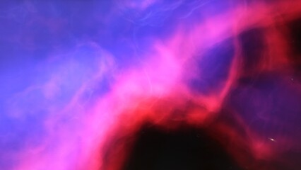 bright nebula, nebula in space, majestic red-purple nebula, beautiful space background 3D render
