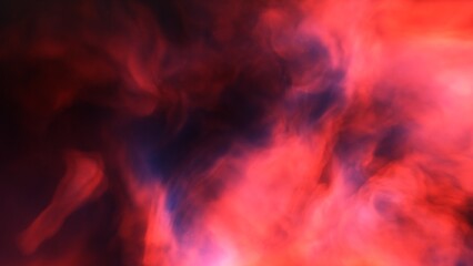 bright nebula, nebula in space, majestic red-purple nebula, beautiful space background 3D render
