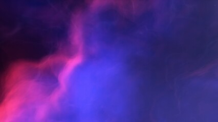 Fototapeta na wymiar Nebula gas cloud in deep outer space, science fiction illustration, colorful space background with stars 3d render