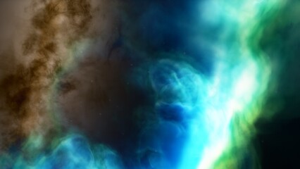 Universe filled with stars, nebula and galaxy
