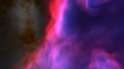 Universe filled with stars, nebula and galaxy
