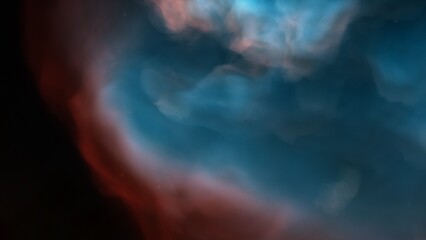 Universe filled with stars, nebula and galaxy
