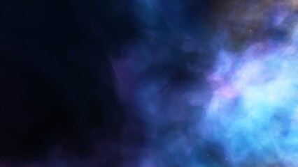 Night sky - Universe filled with stars, nebula and galaxy
