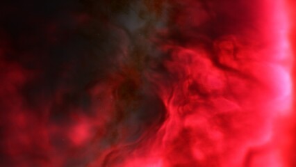 bright nebula, nebula in space, majestic red-purple nebula, beautiful space background 3D render
