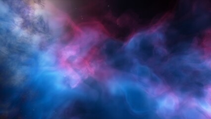 bright nebula, nebula in space, majestic red-purple nebula, beautiful space background 3D render
