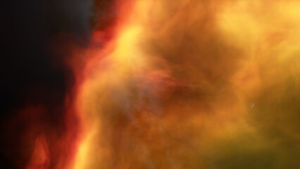 bright nebula, nebula in space, majestic red-purple nebula, beautiful space background 3D render
