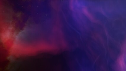 bright nebula, nebula in space, majestic red-purple nebula, beautiful space background 3D render
