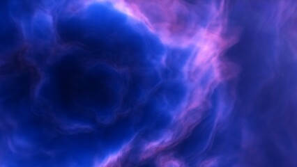 bright nebula, nebula in space, majestic red-purple nebula, beautiful space background 3D render
