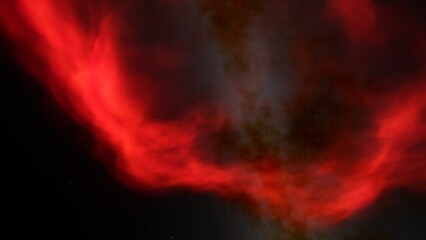 Deep space nebula with stars. Bright and vibrant Multicolor Starfield Infinite space outer space background with nebulas and stars. Star clusters, nebula outer space background 3d render
