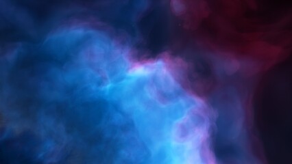 Deep space nebula with stars. Bright and vibrant Multicolor Starfield Infinite space outer space background with nebulas and stars. Star clusters, nebula outer space background 3d render
