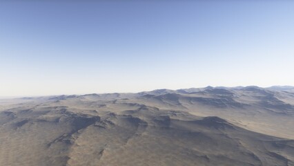 Deserted alien planet
