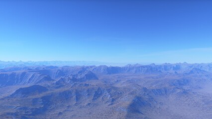 Deserted alien planet
