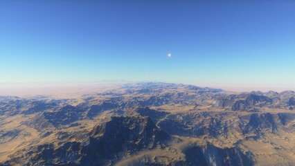 Deserted alien planet
