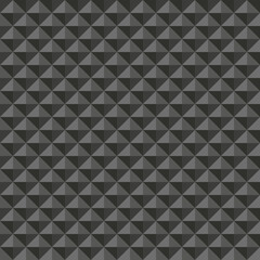 Matte dark tones embossed geometric design in a seamless pattern.