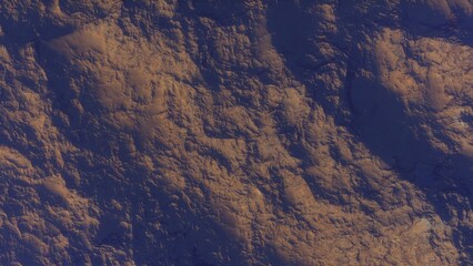 Stone textures. Dark orange banner. Abstract rock background. Macro detail of the rock.
