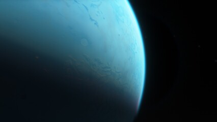 Planets and galaxy, science fiction wallpaper. Beauty of deep space. Billions of galaxy in the universe Cosmic art background 3d render
