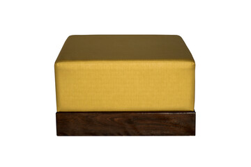 wood bench chair isolated