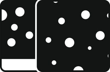 Farm cheese icon simple vector. Protein food. Health balance