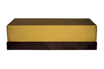 wood bench chair isolated